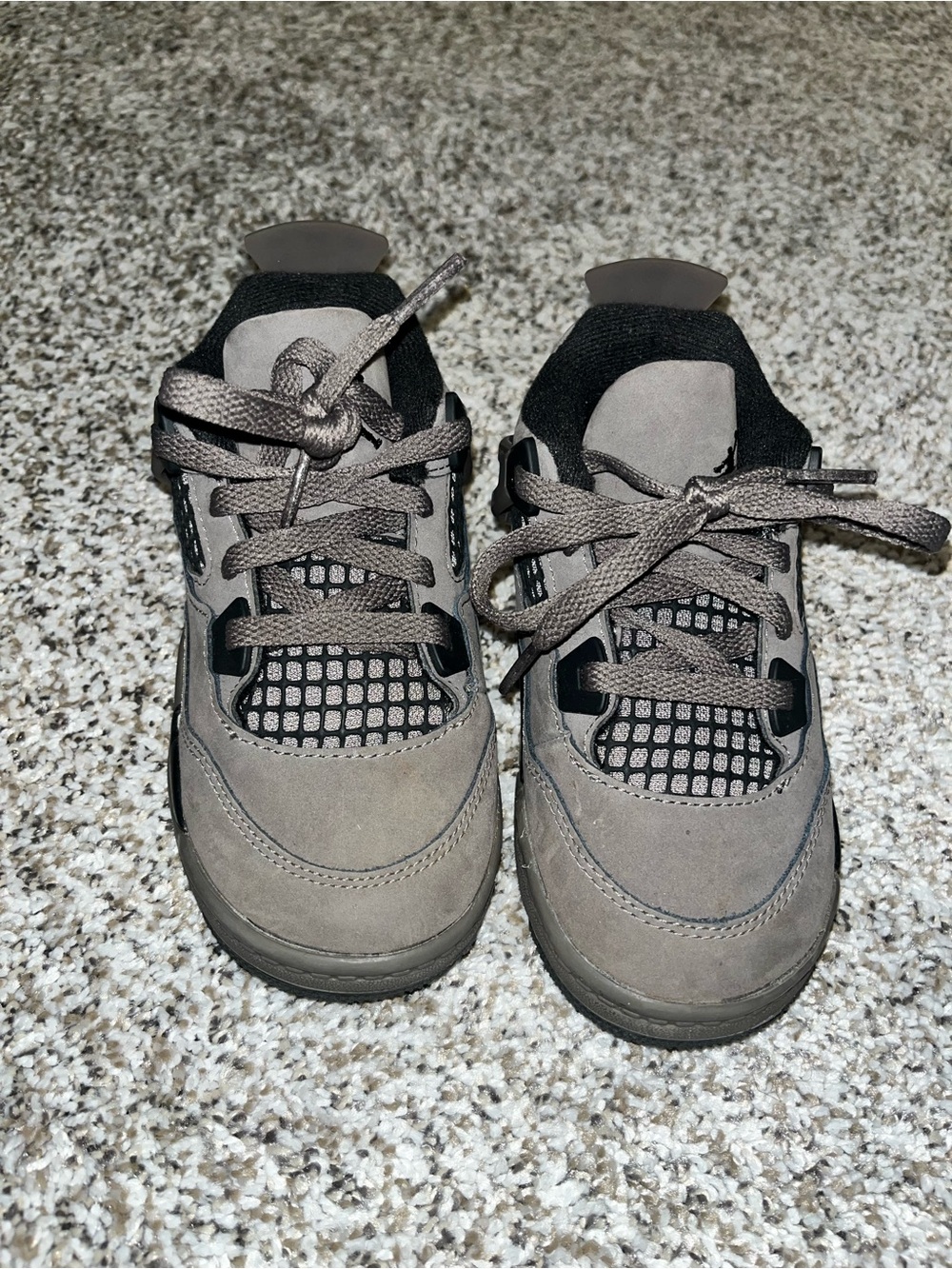 Jordan Kids Gray Lace-Up Sneakers